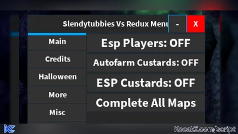 STR Ocfi Menu VERSION 2 updated - Verified script for Slendytubbies VS Redux