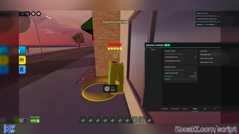 CloverHUB AutoFarm Auto Rob and Auto Arrest - Verified script for Driving Empire