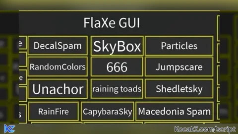 FlaXe Gui - Verified script for Universal Script