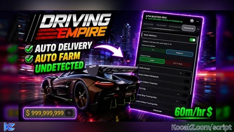 DELIVERY EVENT -> Auto ATM Auto Cashout Auto Arrest - Verified script for Driving Empire