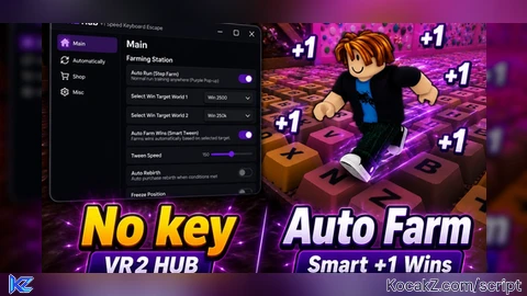 Best OP Auto Farm Stages Auto Walk Treadmill NO KEY - Verified script for +1 Speed Keyboard Escape | Candy & Chocolate