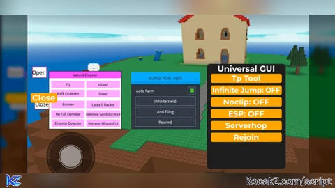 Walk on water - No Fall Damage - Emotes - Fly - Anti Fling - Verified script for Natural Disaster Survival