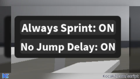 always sprint and no jump cooldown - Verified script for Prison Life