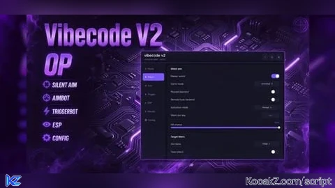 No key | VIbecode V2 | Silent Aim , Aimbot , Triggerbot , ES - Verified script for Universal Script