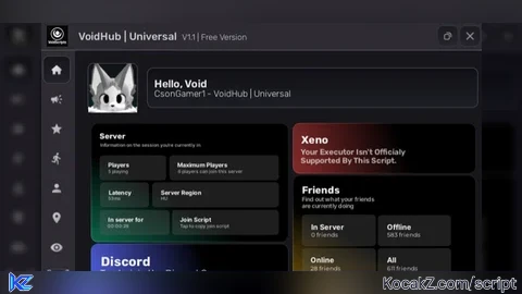 VoidHub [V1.1.1] - Verified script for Universal Script