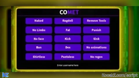 Comet - Verified script for Universal Script