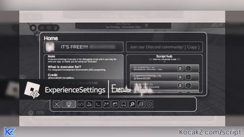 ExperienceSettings Executor ( Legacy ) - Verified script for Universal Script