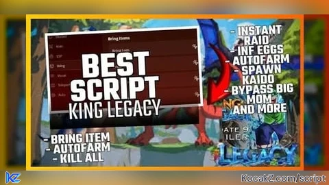 Instant Raid Auto Boss auto farm bypass spawn boss and more - Verified script for King Legacy