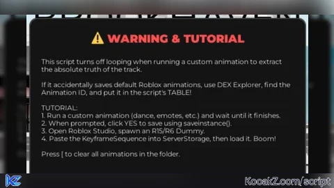ROBLOX Animation Stealer 2026 - Verified script for Universal Script