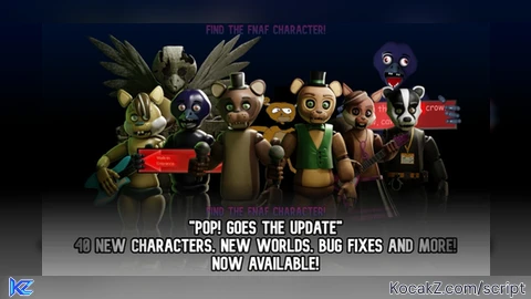 Find all characters - Verified script for Find the FNAF Character!