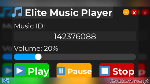 Elite Music Player (20% volume recommended) - Verified script for Universal Script