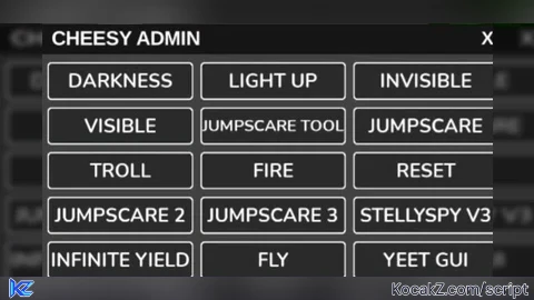 Cheesy Admin FE - Verified script for poo_ballz