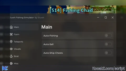 AUTOFISH  AUTOMOB FARM  AUTOSHIP CHESTS OP SCRIPT - Verified script for 🌷Fishing Simulator! 🐟