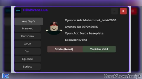 HilalWare Lua - Verified script for Universal Script