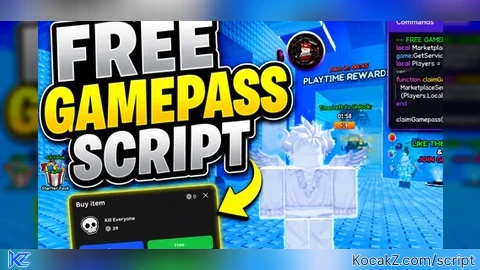 Free GamePass - Verified script for Universal Script