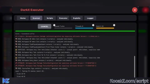 DarkX ServerSide Executor - Verified script for Universal Script