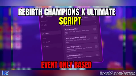 OUTDATED( UPDATING 06/06/26) - Verified script for Rebirth Champions: Ultimate