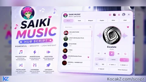 SAIKI MUSIC HUB Reupload - Verified script for Brookhaven 🏡RP