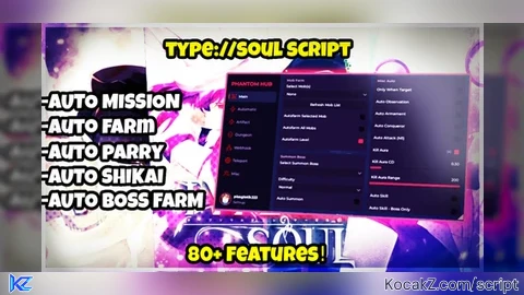 Auto Mission I Auto Boss I Auto Shikai I And More - Verified script for TYPE://SOUL