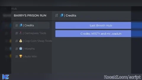 BARRYS PRISON RUN Last Breath Hub