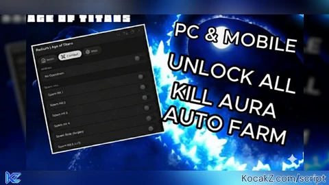 Age of Tltans Script UNLOCK ALL KILL AURA AUTO FARM