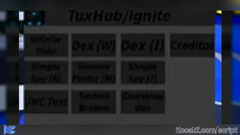 Tux Hub Ignite Infinite yield dex remote finder best weapon - Verified script for Universal Script