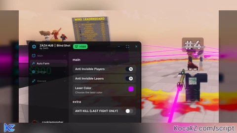 ZAZA HUB KEYLESS SCRIPT     ANTI INVISIBLE PLAYER  AND MORE - Verified script for Blind Shot