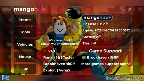 mangohub OP script - Verified script for Brookhaven 🏡RP