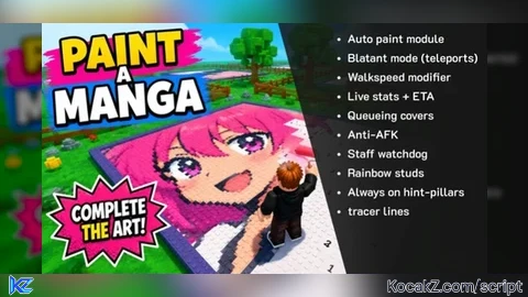 Volaris Hub | FASTEST Auto Paint, MAX Walkspeed, Queue cover - Verified script for Paint a Manga! 🎨