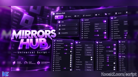 Mirrors Hub | Universal, Aimbot, ESP, Troll & More!