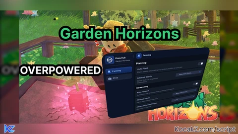 Pluto Hub l Auto Plant l Auto Harvest l Auto Buy Seeds - Verified script for Garden Horizons 🌱