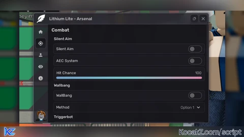 Lithium Lite - Verified script for Arsenal