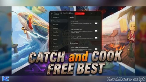 Hexiron Hub  BEST SCRIPT Auto Farm Instant Catch and 30 more - Verified script for Catch and Cook!