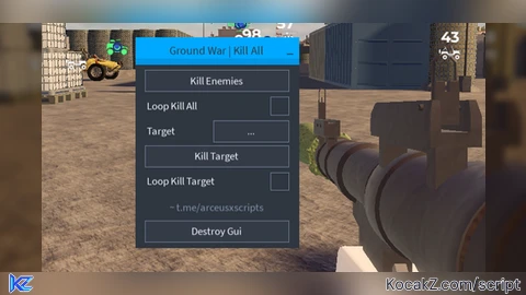 Kill Enemies - Verified script for Ground War