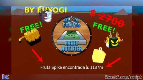 Fruit Notifier - Verified script for Blox Fruits