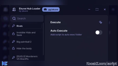 Ekuve hub - Verified script for Universal Script