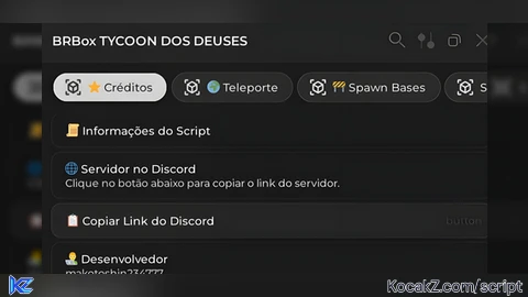 TYCOON DOS DEUSES - Verified script for GOD TYCOON