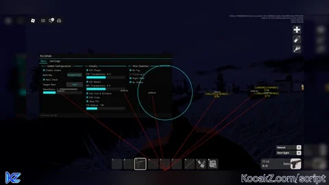 Nickhub Esp Player Esp Crate Esp Line and Distance and More - Verified script for Project Delta