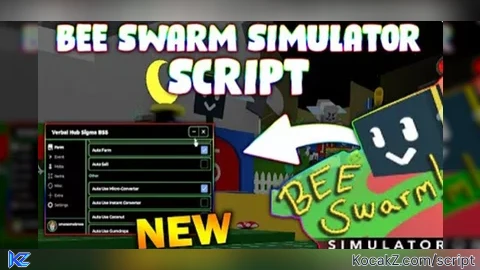 BEE SWARM SIMILATOR AUTO CONVERTER AUTOFARM AVOID KILL MOBS - Verified script for Bee Swarm Simulator