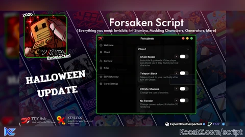 Best Automation and Invisible - Verified script for Forsaken