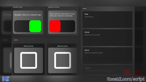 Control Npcs Gui (NOT MINE) - Verified script for Universal Script
