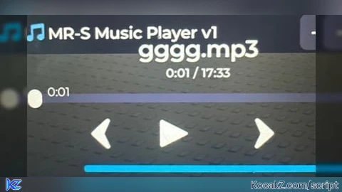 MRS Music Player v1 - Verified script for Universal Script