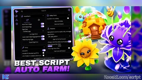 Autofarm Everything AutoEggs AutoPets AutoBaby AutoPotions - Verified script for Adopt Me!