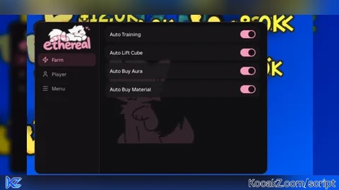 Keyless Auto Training, Lift Cube, Buy Aura, Buy Material - Verified script for Lift a Cube
