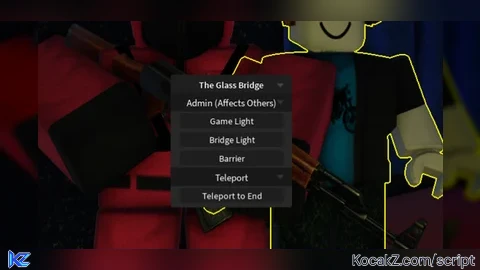 Admin Panel and TP to end Source - Verified script for The Glass Bridge