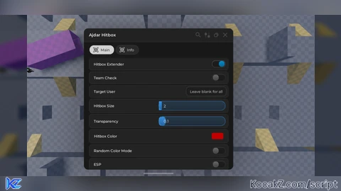 Ajdar Hitbox V2  ESP  Key System  Discord Join  G X Hotkey - Verified script for Universal Script