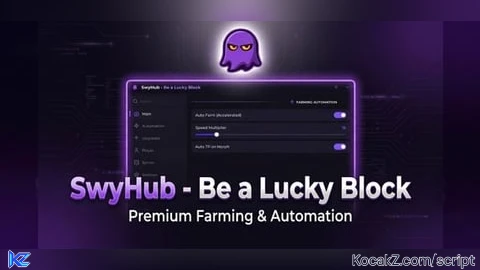 SwyHub New UI Auto Farm Auto Rebirth Auto Upgrade anb More - Verified script for Be a Lucky Block