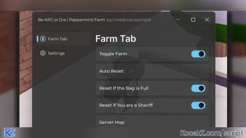 Farm Peppermints - Verified script for NPC or DIE! 💢