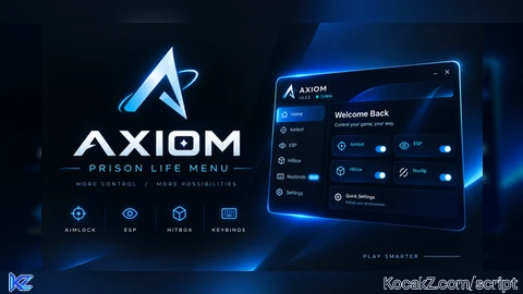 Axiom menu - [ keyless , safe, no obfuscation ] UPDATE - Verified script for Prison Life