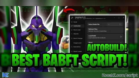 Autobuild BABFT Script - Verified script for Build A Boat For Treasure